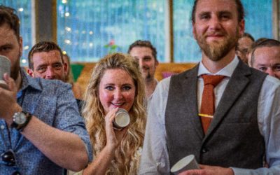 Thai and Josh’s Cornish festival wedding