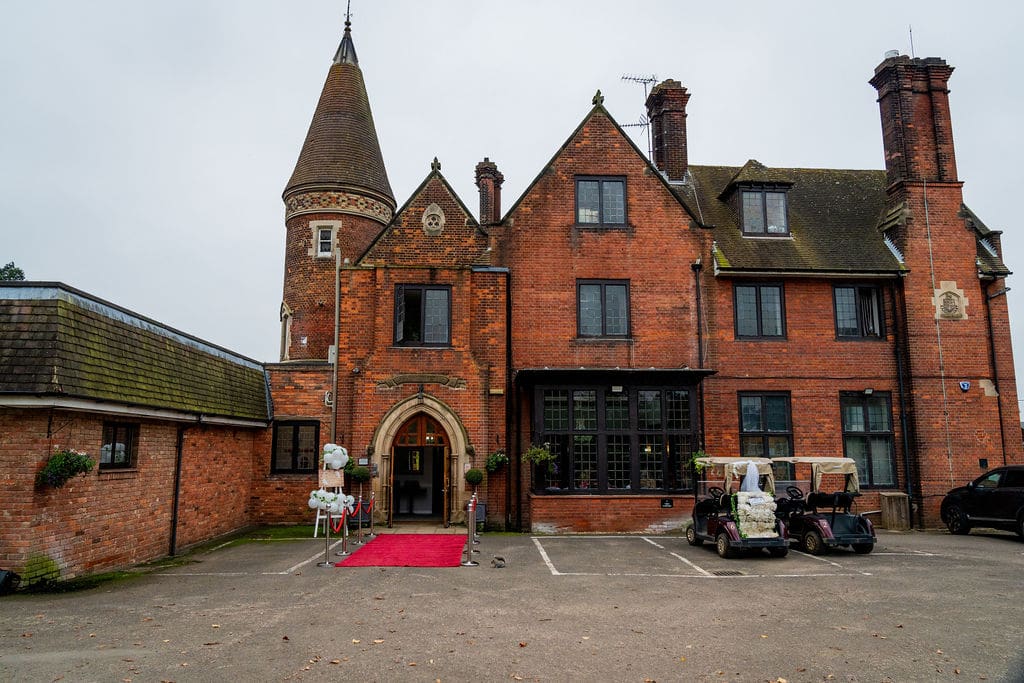 Brickendon Grange Wedding venue an imposing red brick manor house